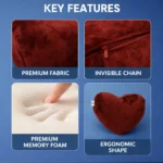 Heart shape knee support cushion - Image 6