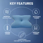 Curve Butterfly Bed Pillow - Image 8