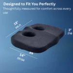 Orthopedic Dual-Round Coccyx Seat Pillow - Image 3
