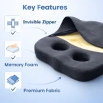 Orthopedic Dual-Round Coccyx Seat Pillow - Image 6